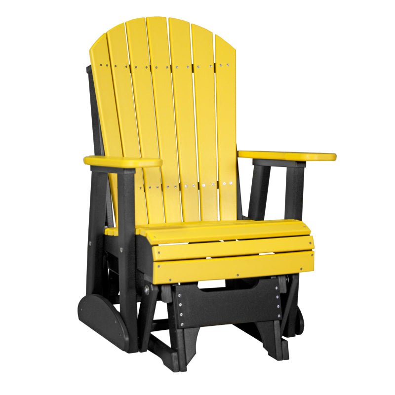 2ft Adirondack Glider Yellow Black color