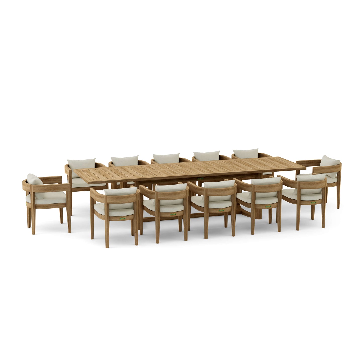 Anderson Teak 13-piece Coronado Dining Extension Table (Set-175)