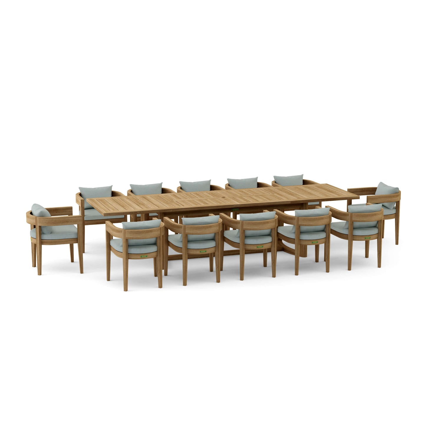 Anderson Teak 13-piece Coronado Dining Extension Table (Set-175)