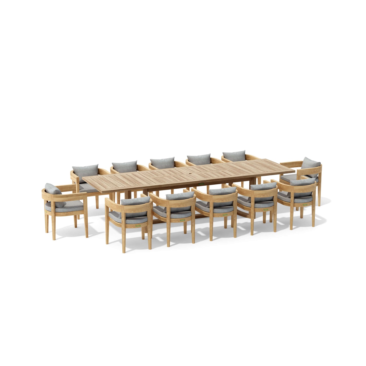 Anderson Teak 13-piece Coronado Dining Extension Table (Set-175)