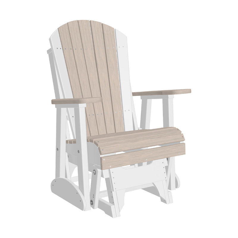 2ft Adirondack Glider Birch White color