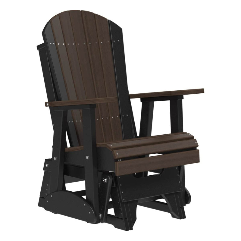 2ft Adirondack Glider Brazilian Walnut Black color