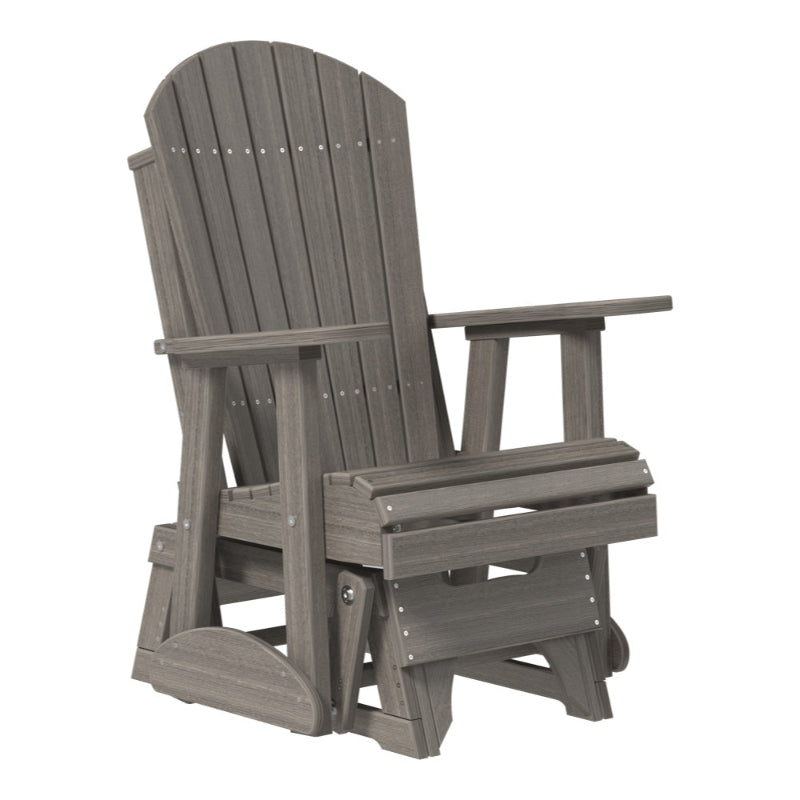 2ft Adirondack Glider Coastal Gray color