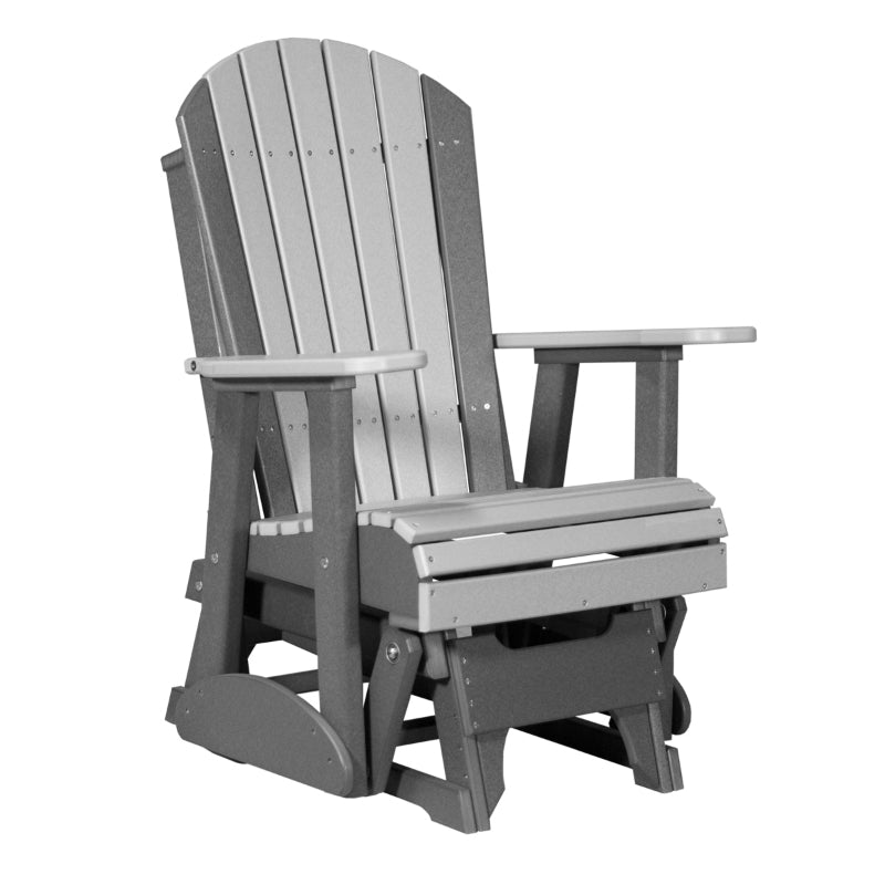 2ft Adirondack Glider Dove Gray Slate color