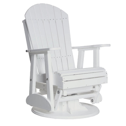 2ft Adirondack Swivel Glider White color