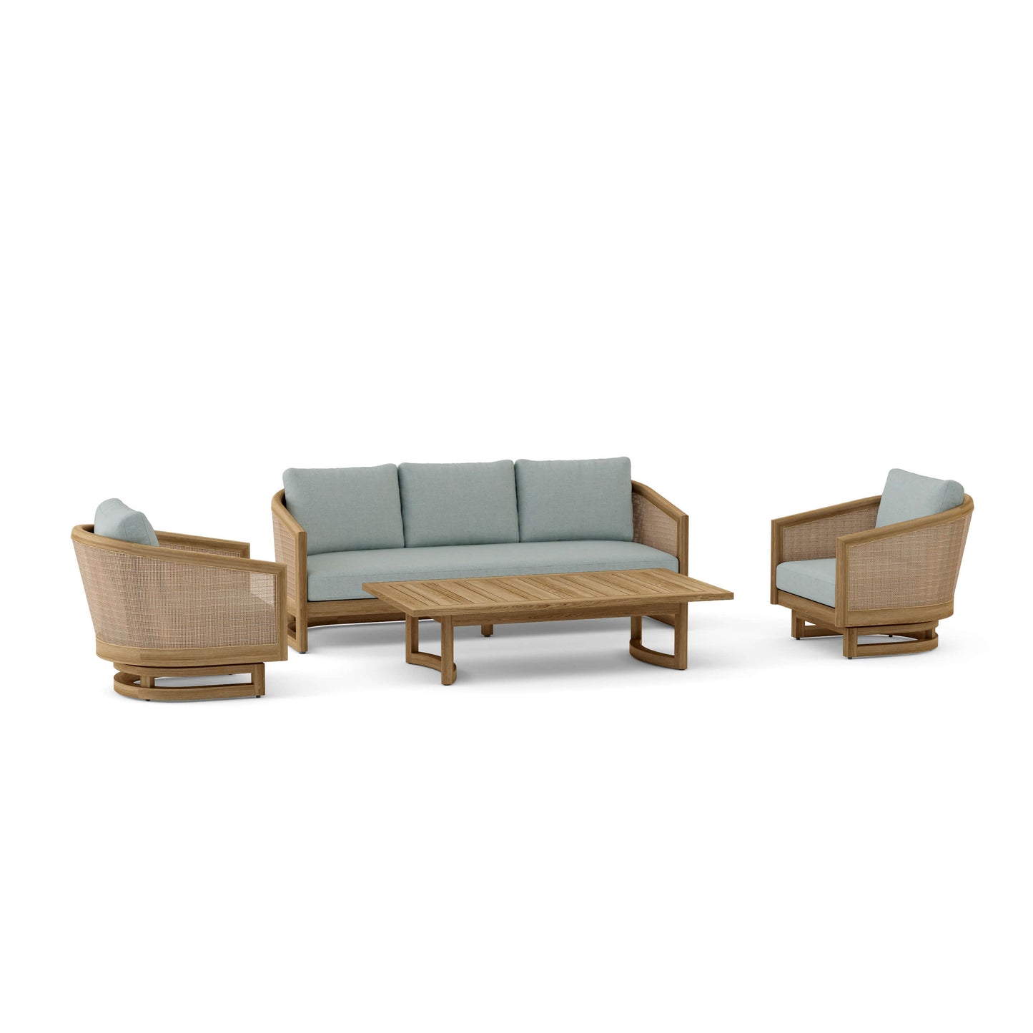 Anderson Teak 4-Piece Catania Deep Seating Set (Set-338)