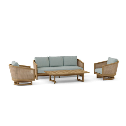 Anderson Teak 4-Piece Catania Deep Seating Set (Set-338)