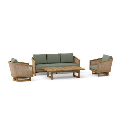 Anderson Teak 4-Piece Catania Deep Seating Set (Set-338)
