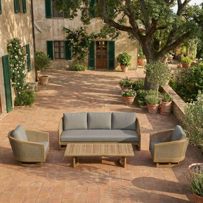 Anderson Teak 4-Piece Catania Deep Seating Set (Set-338)