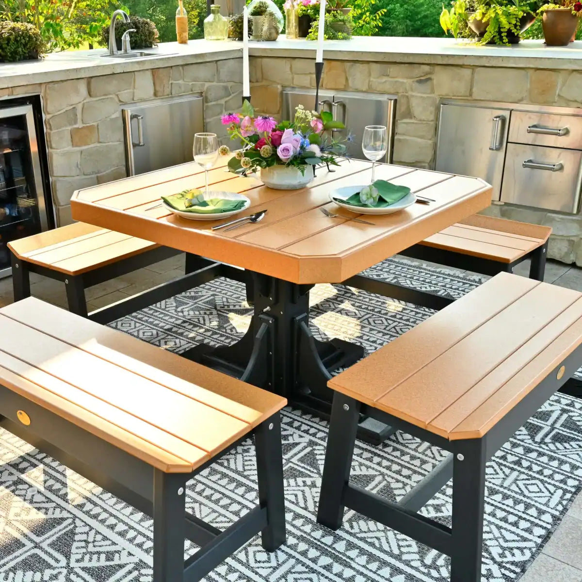 LuxCraft 41" Square Table
