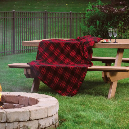 LuxCraft 6' Rectangular Picnic Table