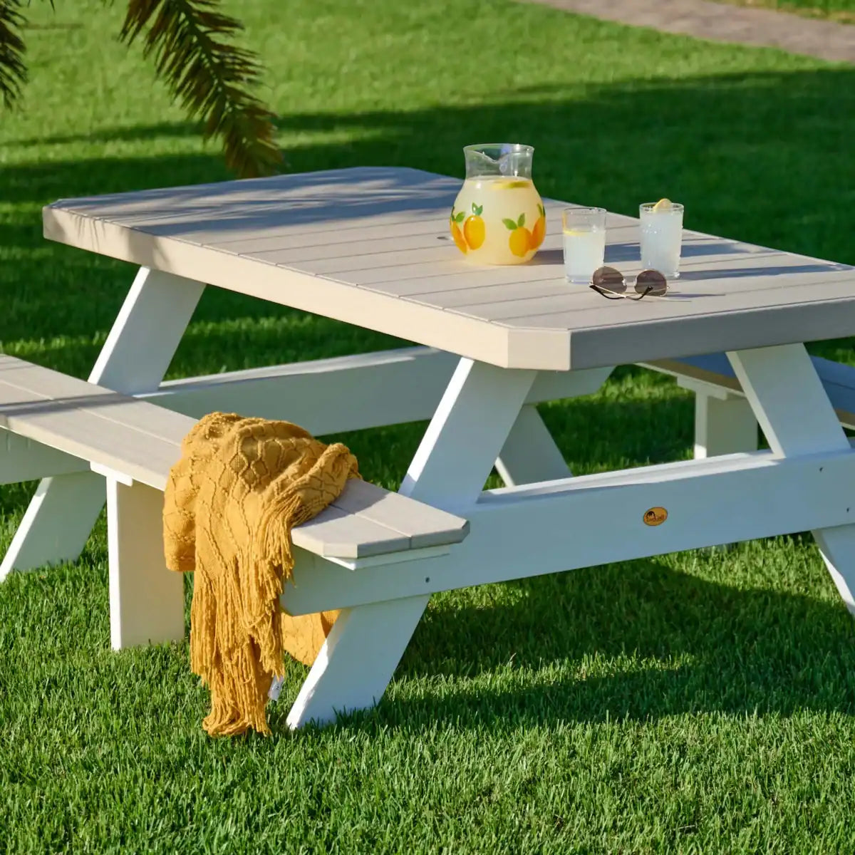 LuxCraft 6' Rectangular Picnic Table