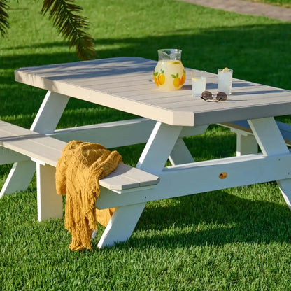 LuxCraft 6' Rectangular Picnic Table