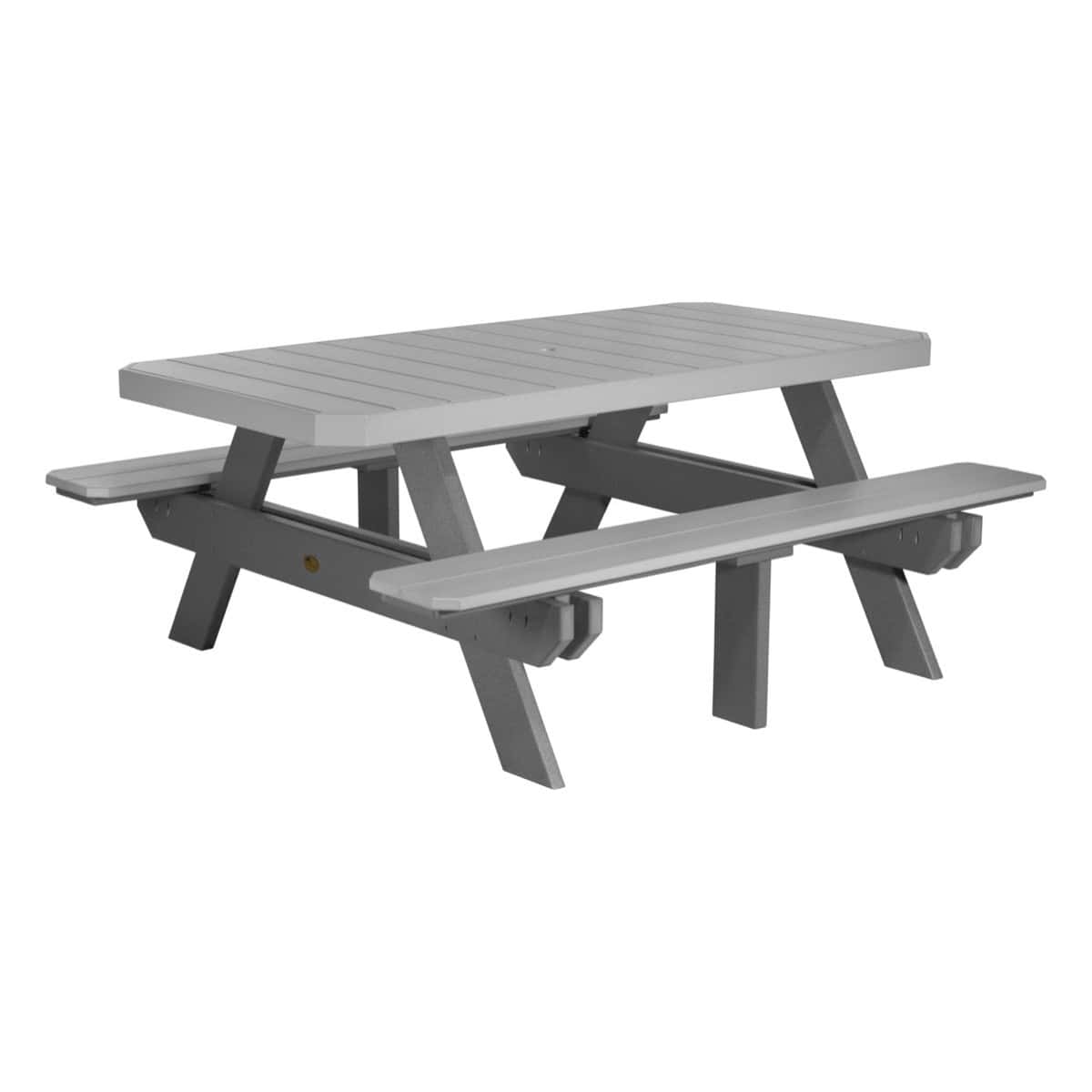 LuxCraft 6' Rectangular Picnic Table