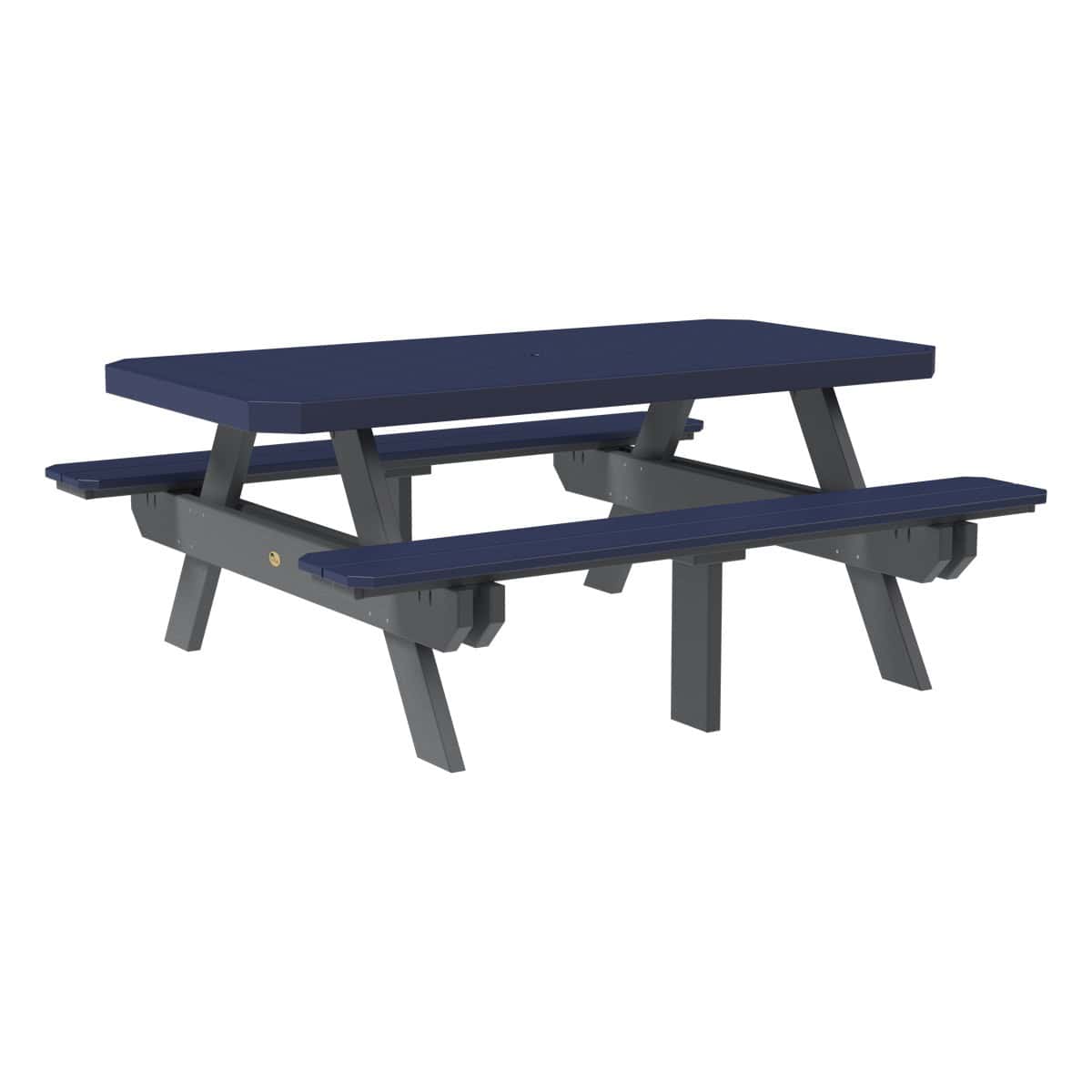 LuxCraft 6' Rectangular Picnic Table