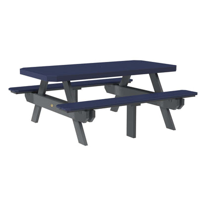LuxCraft 6' Rectangular Picnic Table
