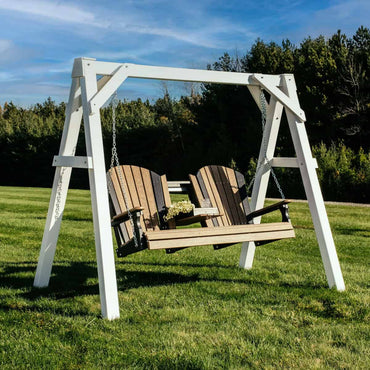 LuxCraft A-Frame Vinyl Swing Stand