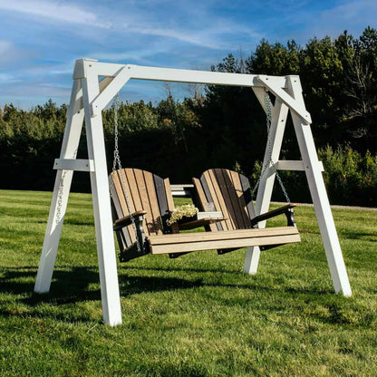 LuxCraft A-Frame Vinyl Swing Stand