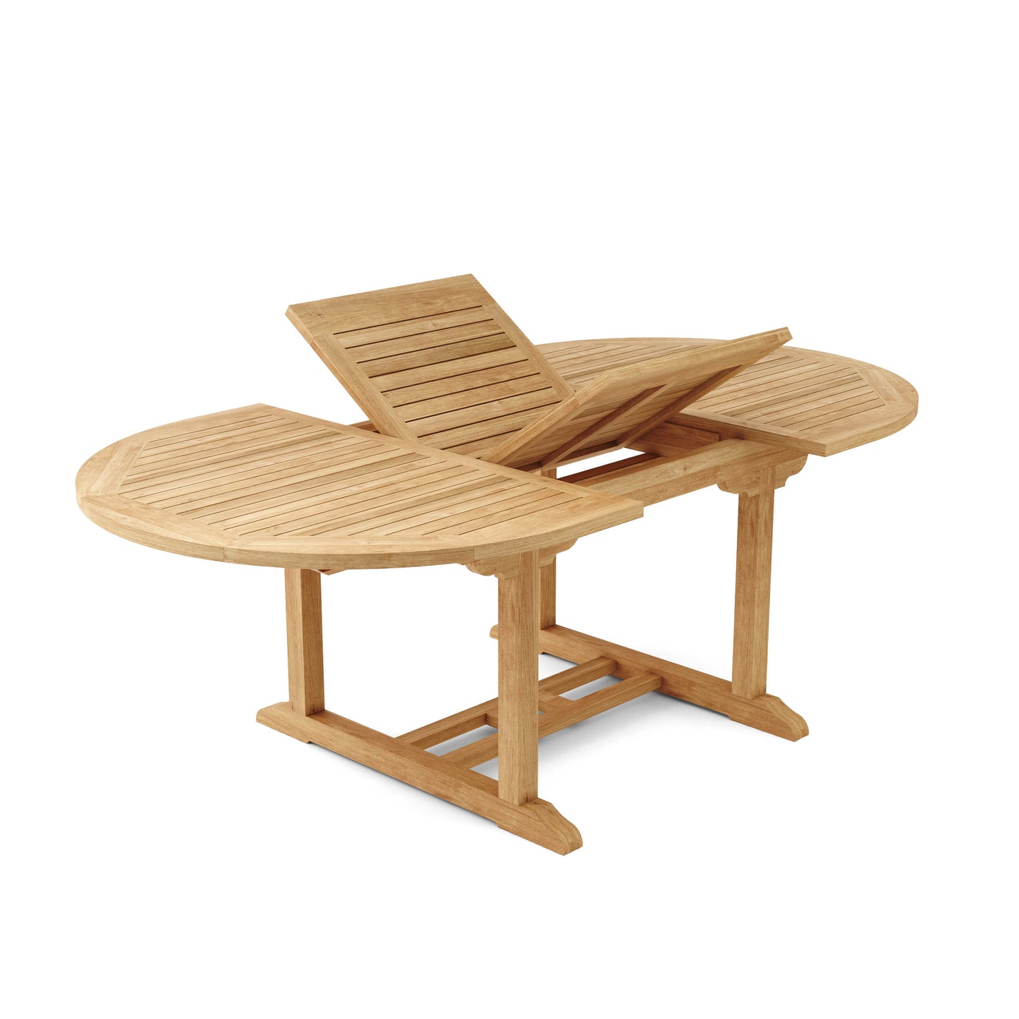 Anderson Teak Bahama 87″ Oval Extension Table Extra Thick