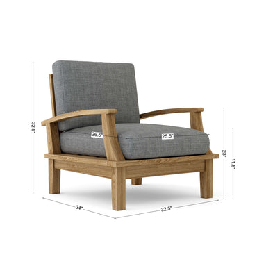 Anderson Teak Brianna Deep Seating Armchair