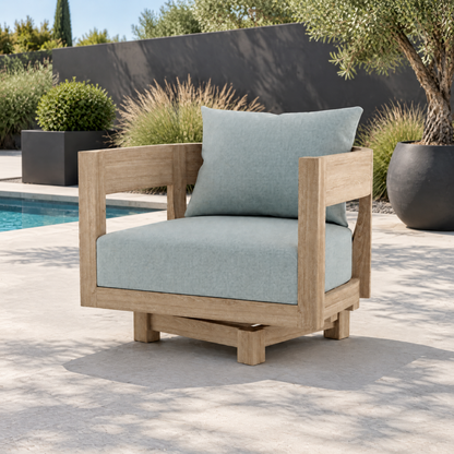 Anderson Teak Coronado Deep Seating Swivel Armchair