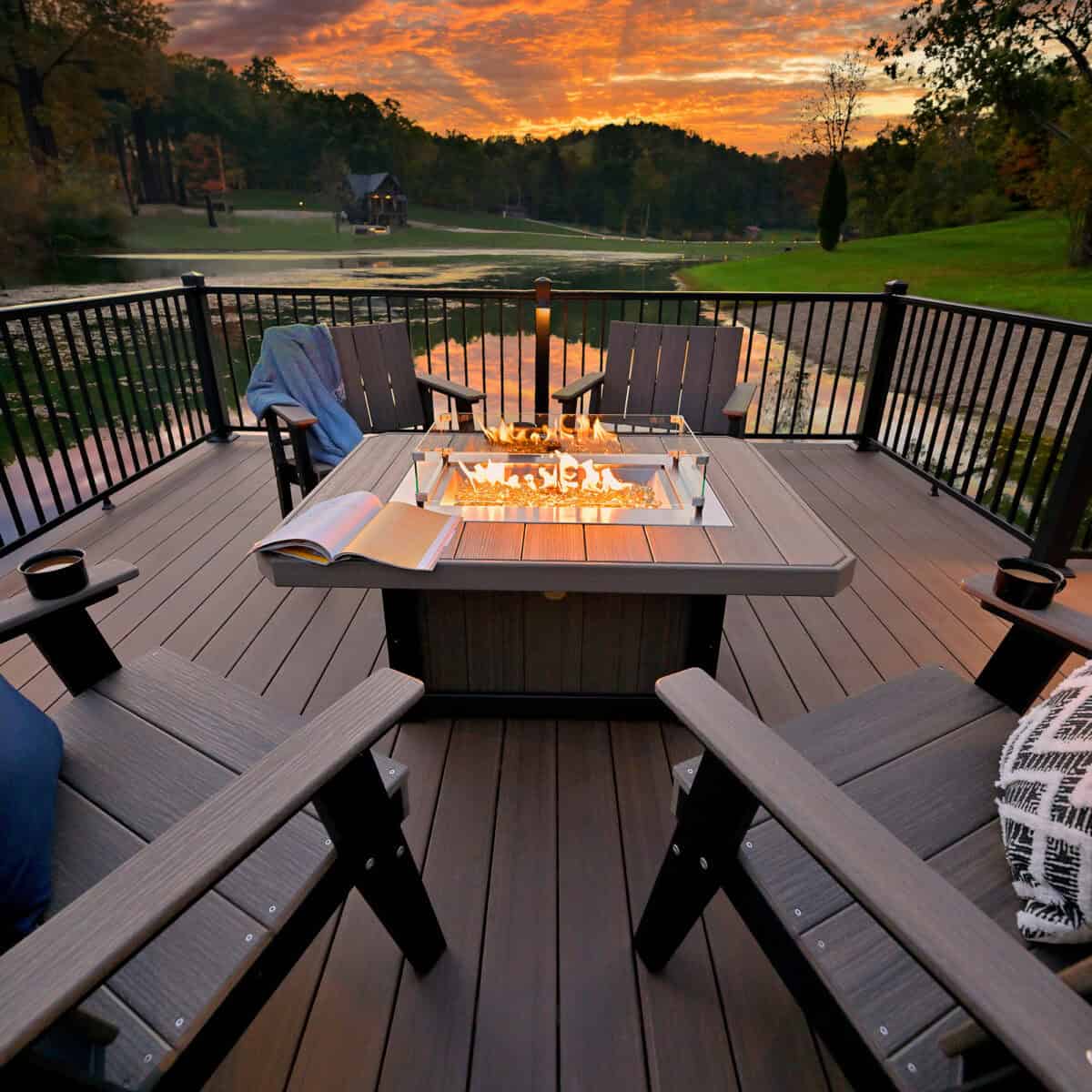 LuxCraft Lumin Fire Pit 51" Rectangular