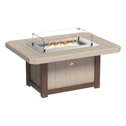 LuxCraft Lumin Fire Pit 51" Rectangular