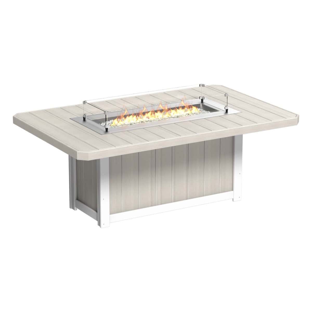 LuxCraft Lumin Fire Table 79" Rectangular