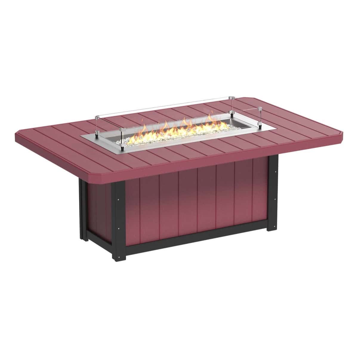 LuxCraft Lumin Fire Table 79" Rectangular