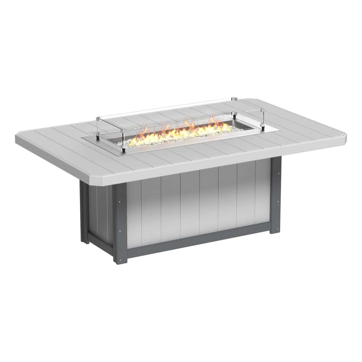 LuxCraft Lumin Fire Table 79" Rectangular