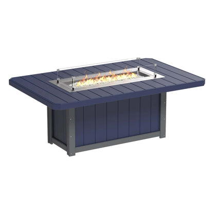 LuxCraft Lumin Fire Table 79" Rectangular