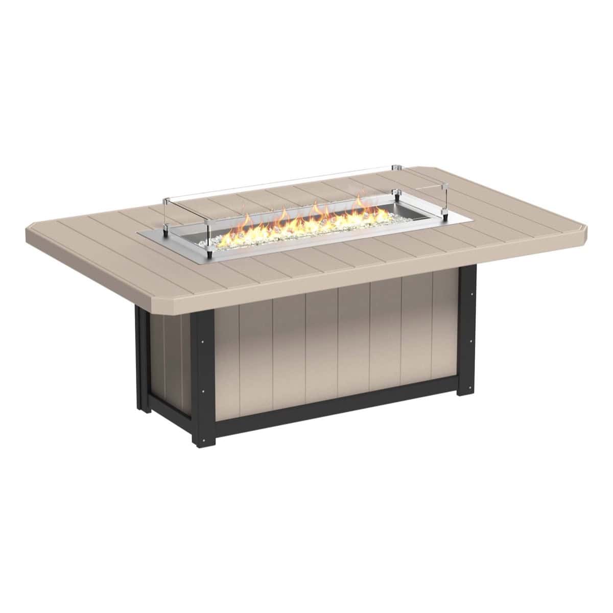 LuxCraft Lumin Fire Table 79" Rectangular