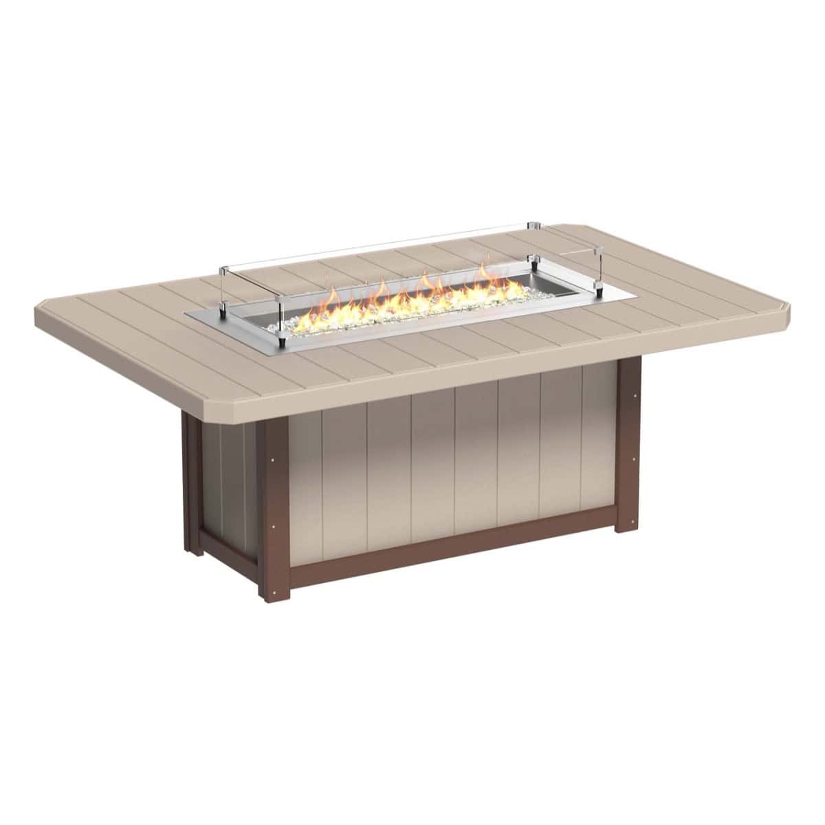 LuxCraft Lumin Fire Table 79" Rectangular