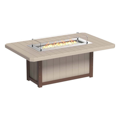 LuxCraft Lumin Fire Table 79" Rectangular