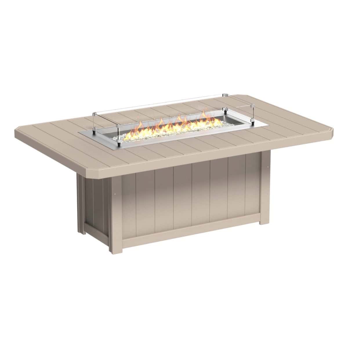 LuxCraft Lumin Fire Table 79" Rectangular