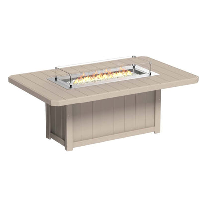 LuxCraft Lumin Fire Table 79" Rectangular