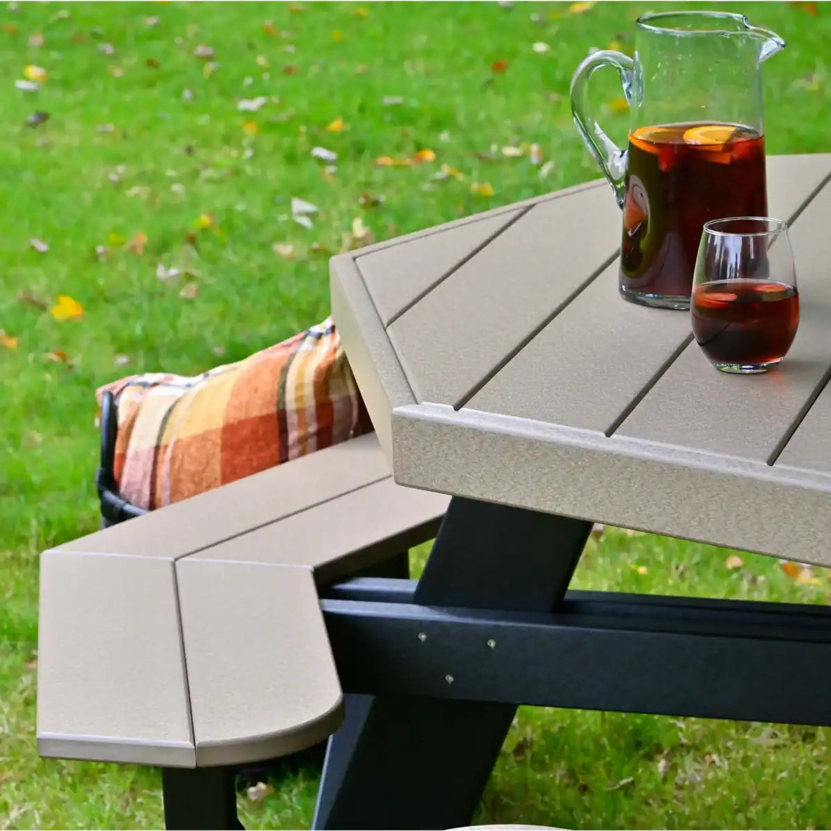 LuxCraft Octagon Picnic Table