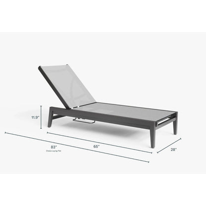 Outer Aluminum Outdoor Infinity Chaise Lounge