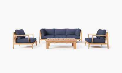 Outer Teak Sofa & Coffee Table Set