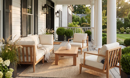Outer Teak Sofa & Coffee Table Set