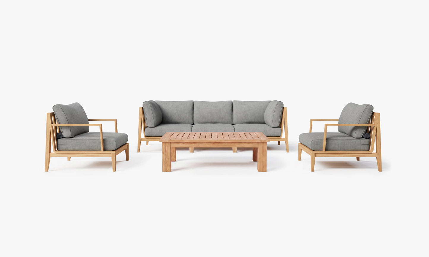Outer Teak Sofa & Coffee Table Set