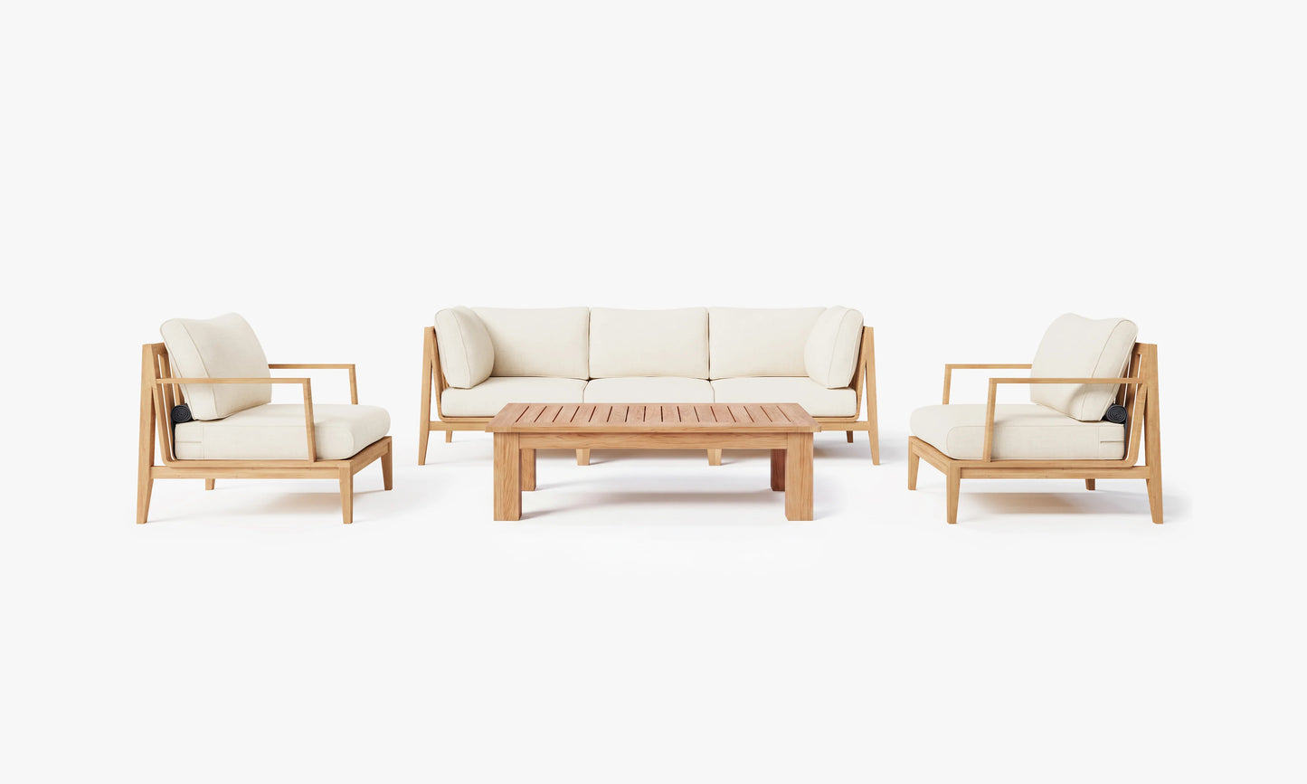 Outer Teak Sofa & Coffee Table Set