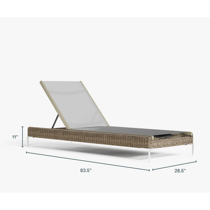 Outer Wicker Outdoor Core Chaise Lounge