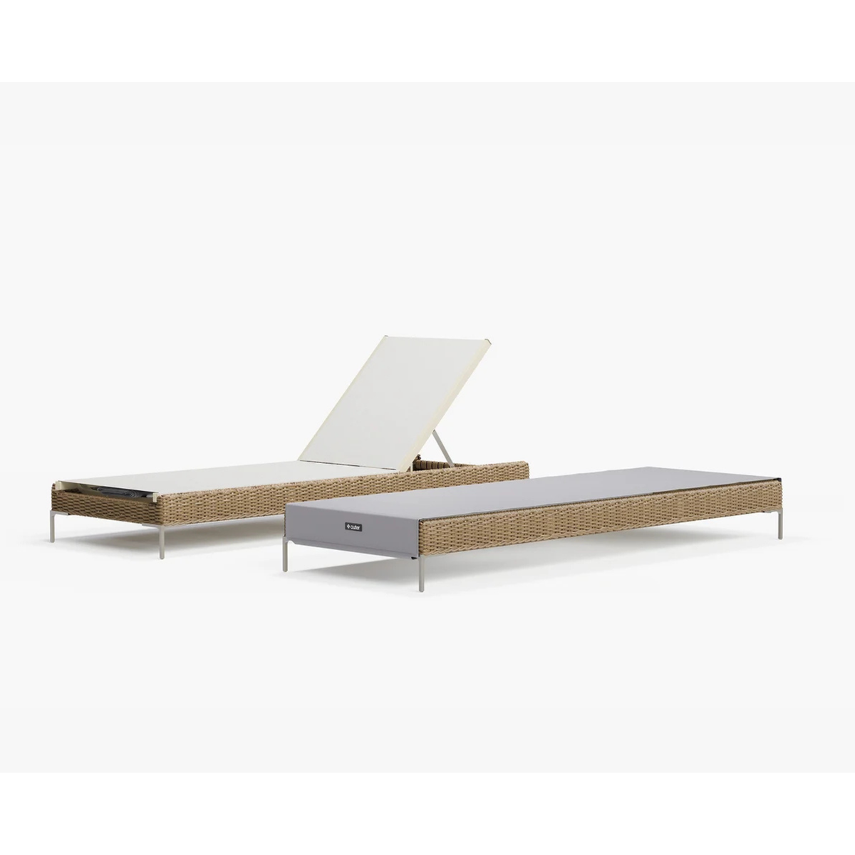 Outer Wicker Outdoor Core Chaise Lounge