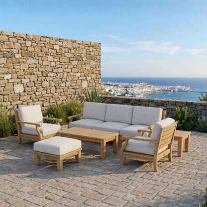 Anderson Teak Set-65 Riviera Modular Deep Seating Set