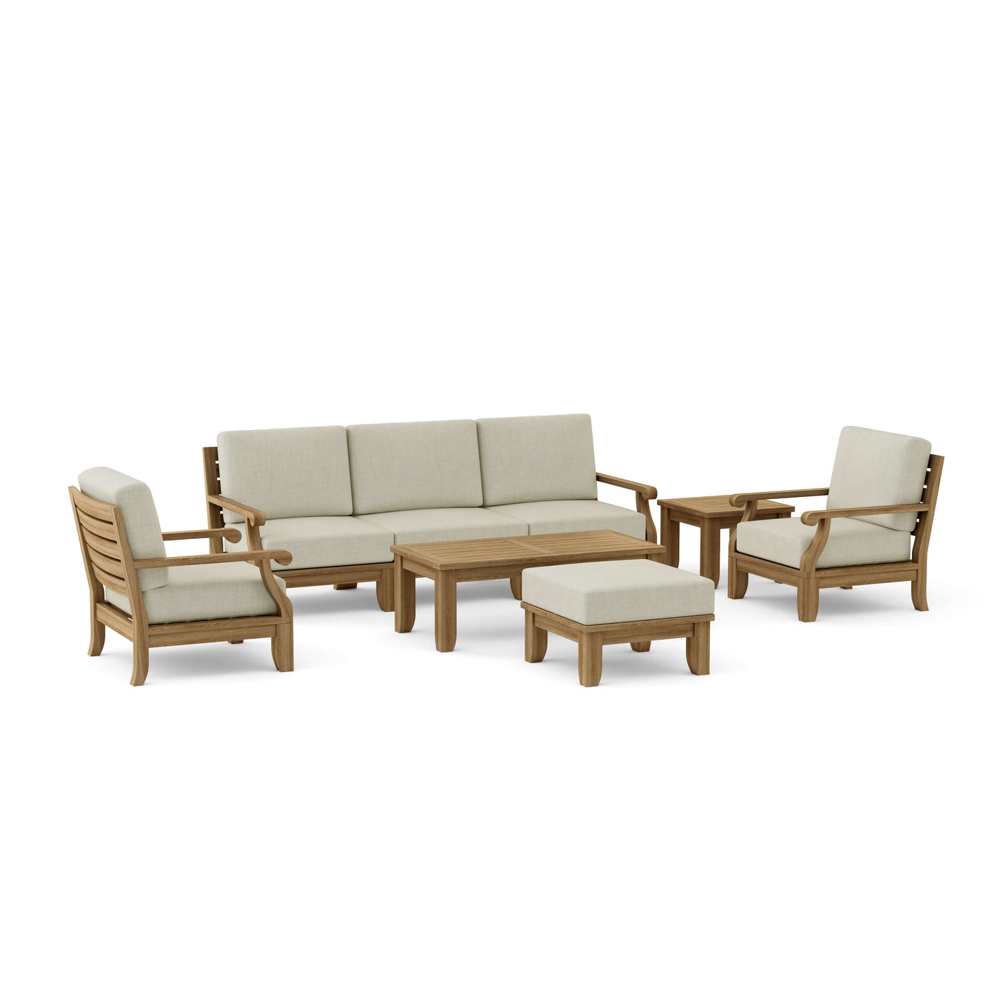 Anderson Teak Set-65 Riviera Modular Deep Seating Set