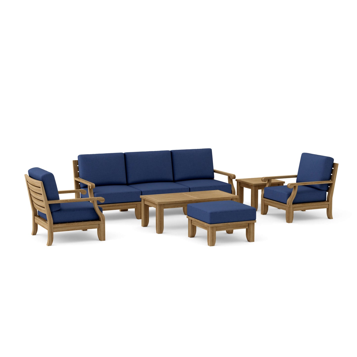 Anderson Teak Set-65 Riviera Modular Deep Seating Set