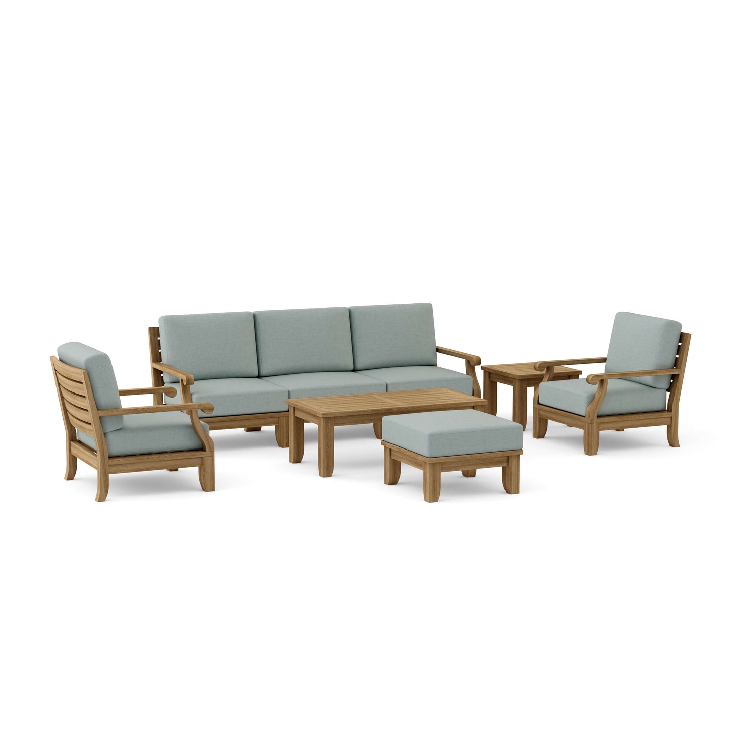 Anderson Teak Set-65 Riviera Modular Deep Seating Set