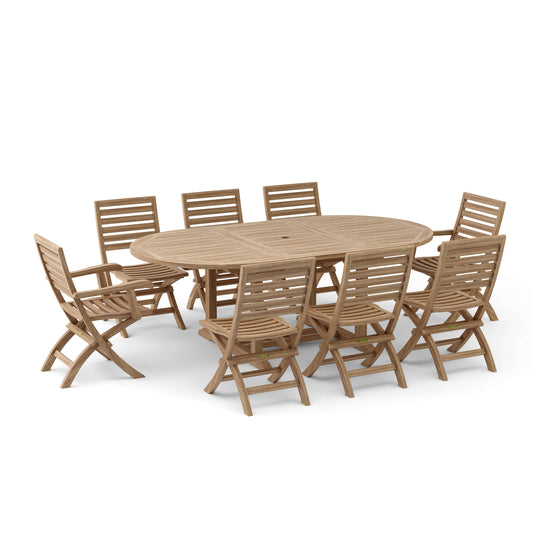 Anderson Teak 9-piece Dining Table Set (Set-30)