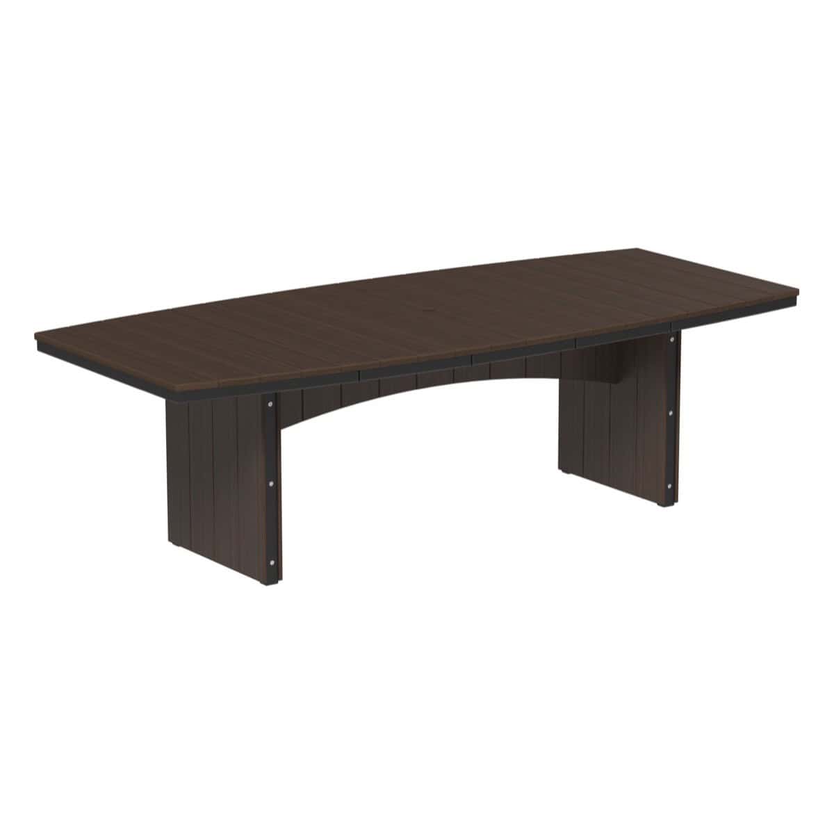 LuxCraft Urban Dining Table (4’ x 8’ Oval)